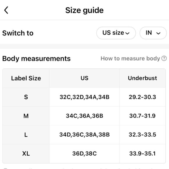 2pcs laced backless cami bras for women size M - Picture 5 of 5